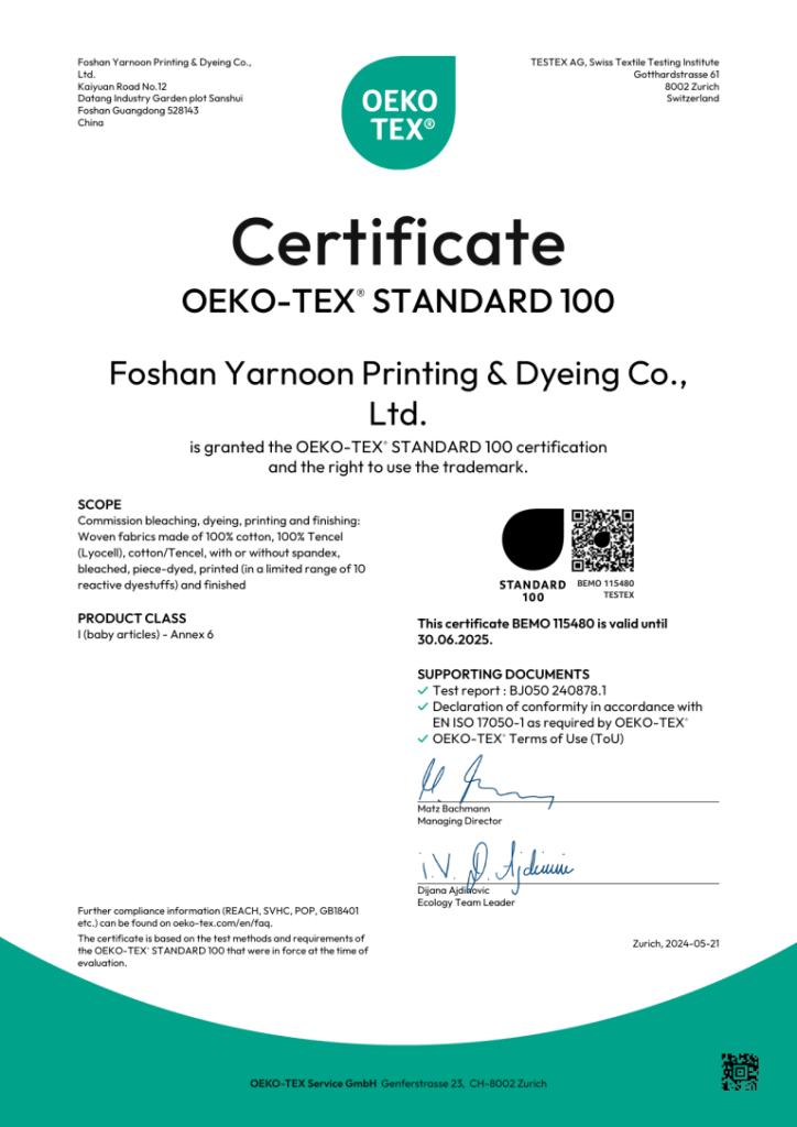 OEKO-TEX Standard 100