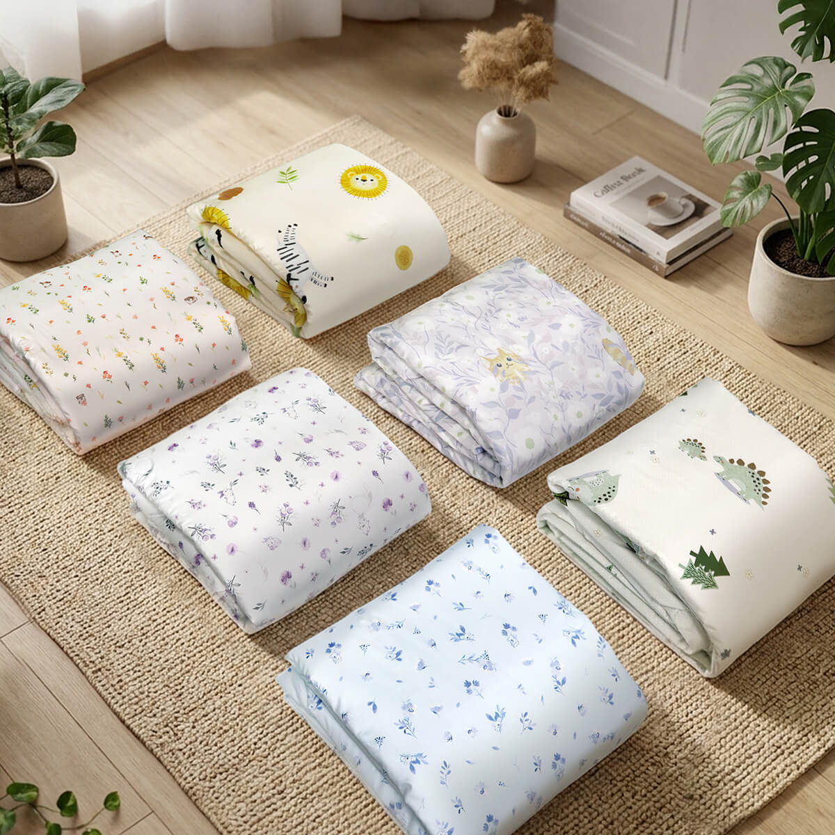 60支精梳棉涼被